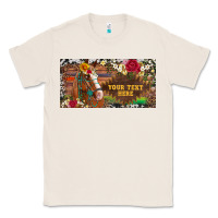 Natural (preview)western turquoise gemstone horse cowhide leopard floral backg Classic Tee - Artiststas