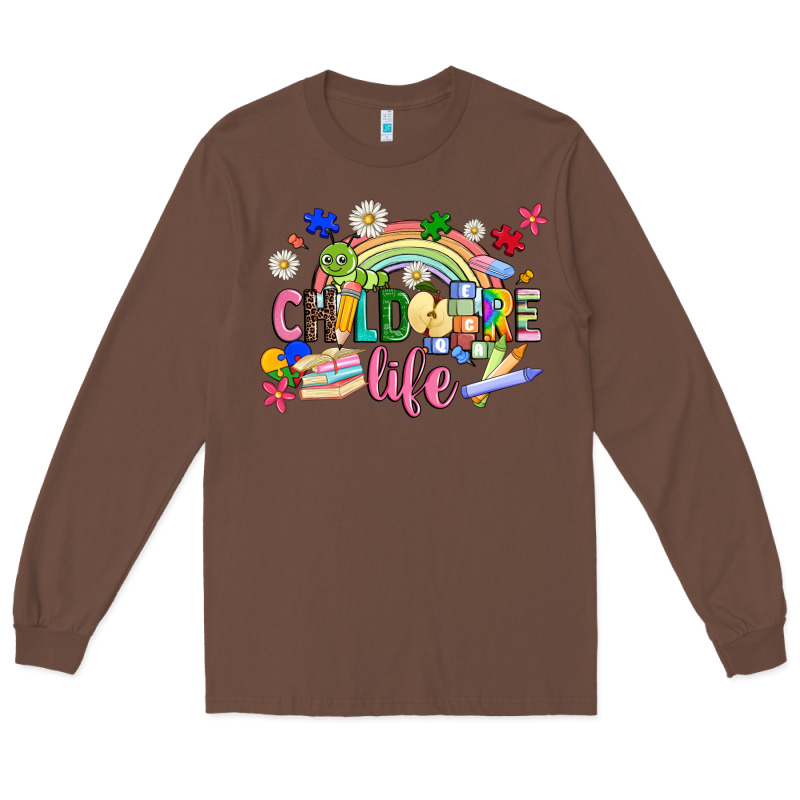 Childcare Life Long Sleeve Tee by JahusDesignShop | Teevron