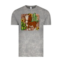Cloud Rock Hereford cactus sunflower Vintage Tee - JahusDesignShop