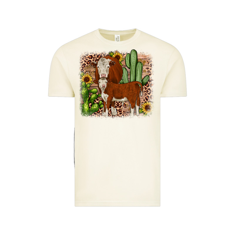 Hereford Cactus Sunflower Vintage Tee by JahusDesignShop | Teevron