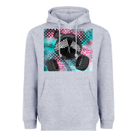 Heather Grey racing Heavyweight Hoodie - LillyAllenDesigns