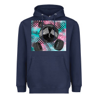 Navy racing Heavyweight Hoodie - LillyAllenDesigns