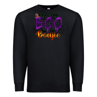 Black I put the Boo in Boujie Premium Sweatshirt - RacoonDesign