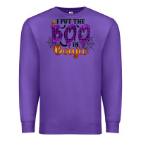 Purple I put the Boo in Boujie Premium Sweatshirt - RacoonDesign