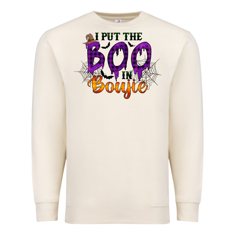 I Put The Boo In Boujie Premium Sweatshirt by RacoonDesign | Teevron