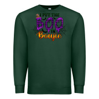 Sports Green I put the Boo in Boujie Premium Sweatshirt - RacoonDesign