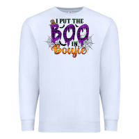 White I put the Boo in Boujie Premium Sweatshirt - RacoonDesign