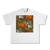 Squirrel Pumpkin Seamless Urban Heavy Tee | Teevron
