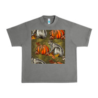 Tornado squirrel pumpkin seamless Urban Heavy Tee - BundleAndBundleShop