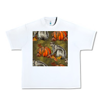 White squirrel pumpkin seamless Urban Heavy Tee - BundleAndBundleShop