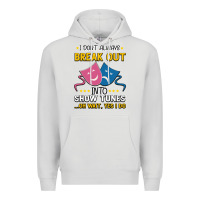 Dove Grey My Brain is 95% Show Tunes. Funny Theatre Gift. Premium Hoodie - Bettercallsaul