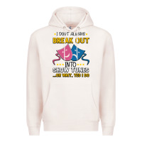 Pale Pink My Brain is 95% Show Tunes. Funny Theatre Gift. Premium Hoodie - Bettercallsaul