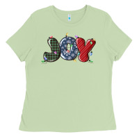 Matcha joy christmas lights Ladies Tee - MaliasSmallBusiness