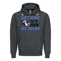 Smoke if you want a soft serve get some ice cream Zipper Hoodie - MaliasSmallBusiness