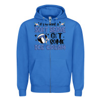 True Royal if you want a soft serve get some ice cream Zipper Hoodie - MaliasSmallBusiness
