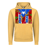 Vintage Mustard puerto rico coqui leopard Vintage Hoodie - AdoDesignShop