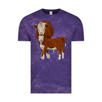 Cloud Purple hareford Vintage Tee - JahusDesignShop