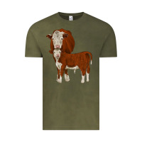 Vintage Olive hareford Vintage Tee - JahusDesignShop