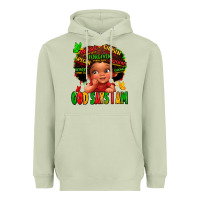 Matcha god says i am juneteenth kid Heavyweight Hoodie - LillyAllenDesigns