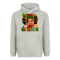Moon Dust god says i am juneteenth kid Heavyweight Hoodie - LillyAllenDesigns