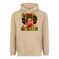 Mushroom god says i am juneteenth kid Heavyweight Hoodie - LillyAllenDesigns
