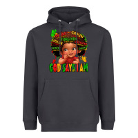 Smoke god says i am juneteenth kid Heavyweight Hoodie - LillyAllenDesigns