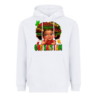 White god says i am juneteenth kid Heavyweight Hoodie - LillyAllenDesigns