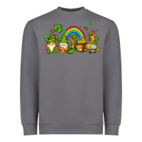 Storm st patricks gnomes with rainbow Heavyweight Sweatshirt - AdoDesignShop