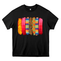 Black mexican leopard brushstroke Heavy Core Tee - Zillion Design Studio