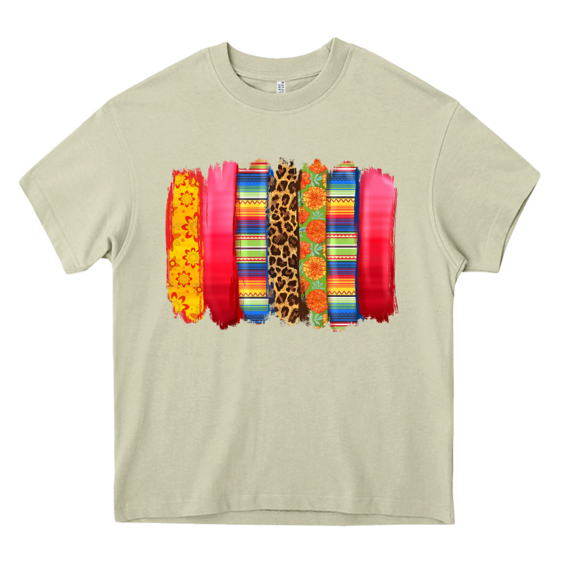 Mexican Leopard Brushstroke Heavy Core Tee by Zillion Design Studio | Teevron