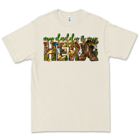 Bone my daddy is my hero army western Premium Tee - texasbilliewilder