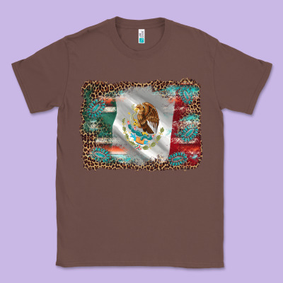 Mexico Gemstone Leopard Classic Tee Designed By Adodesignshop