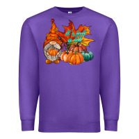 Purple it is fall yall gnome Premium Sweatshirt - RacoonDesign