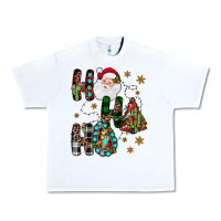 White ho ho ho Urban Heavy Tee - JahusDesignShop