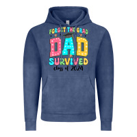 Vintage Denim forget the grad mom survived class of 2024 Vintage Hoodie - JahusDesignShop