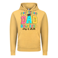 Vintage Mustard forget the grad mom survived class of 2024 Vintage Hoodie - JahusDesignShop