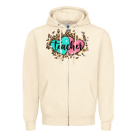Sandshell heart teacher Zipper Hoodie - MaliasSmallBusiness