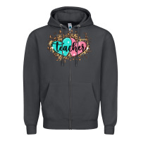 Smoke heart teacher Zipper Hoodie - MaliasSmallBusiness