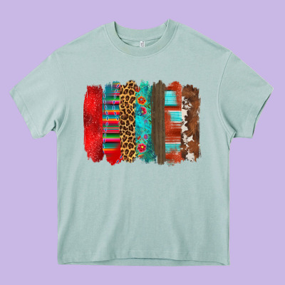 Mexican Brushstroke Heavy Core Tee Designed By Zillion Design Studio