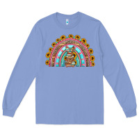 Colony Blue western easter rainbow Long Sleeve Tee - Jasminsmagicworld