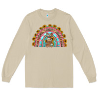 Mushroom western easter rainbow Long Sleeve Tee - Jasminsmagicworld