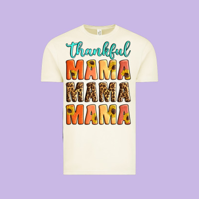Thankful Mama Mama Mama Vintage Tee Designed By Artiststas