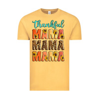 Vintage Mustard Thankful mama mama mama Vintage Tee - Artiststas