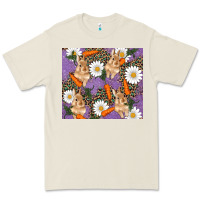 Bone easter bunny carrot daisys leopard glitter Premium Tee - RanaPortraitStore