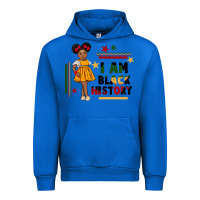 Cobalt i am black history black girl peekaboo juneteenth Urban Hoodie - CowGirlArtShop