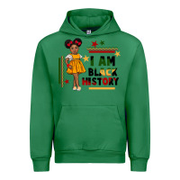 Emerald i am black history black girl peekaboo juneteenth Urban Hoodie - CowGirlArtShop
