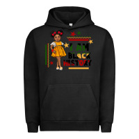 Pigment Black i am black history black girl peekaboo juneteenth Urban Hoodie - CowGirlArtShop