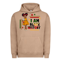 Pigment Burro i am black history black girl peekaboo juneteenth Urban Hoodie - CowGirlArtShop