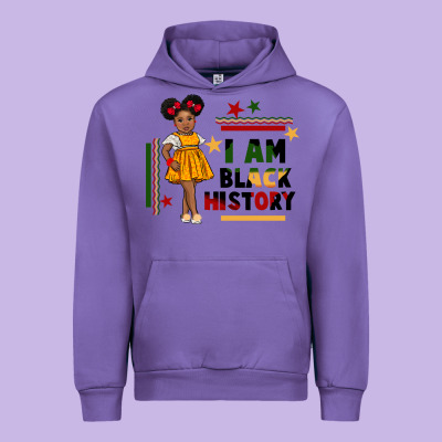 I Am Black History Black Girl Peekaboo Juneteenth Urban Hoodie Designed By Cowgirlartshop