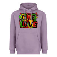 Lavender one love juneteenth Heavyweight Hoodie - LillyAllenDesigns